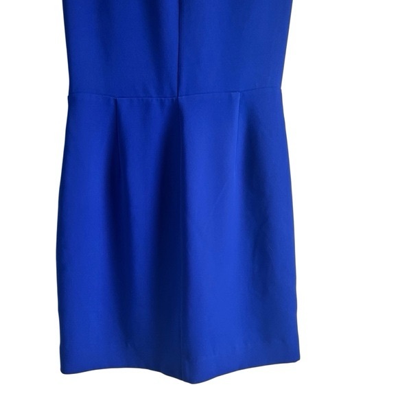 Babaton Phoenix sleeveless wrap mini dress royal blue size 4 excellent condition - Picture 9 of 12